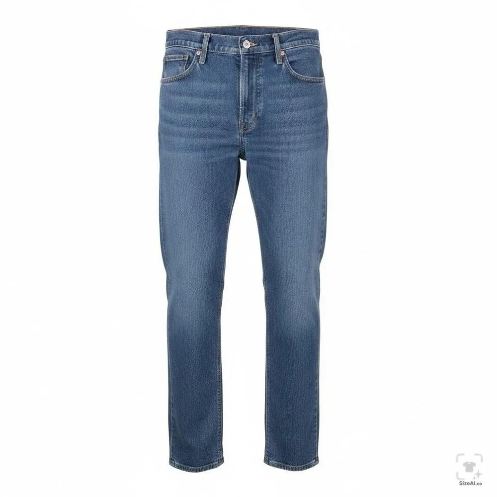 Levis 511 Jeans Mens 33x33 Blue Denim Slim Fit Tapered Stretch Medium Wash